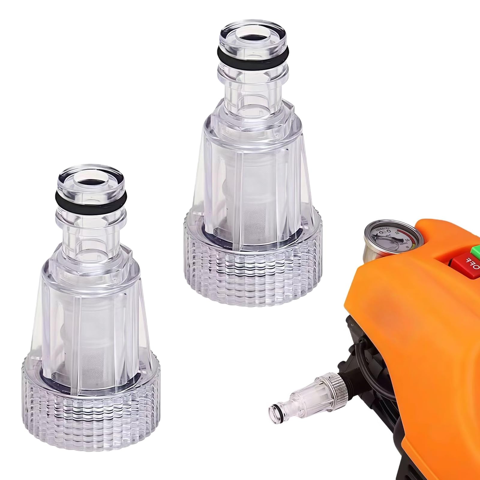 Amazon | 高圧洗浄機 フィルター 水道ホース用コネクター 2個セット